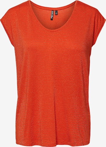 T-shirt 'Billo' PIECES en orange : devant