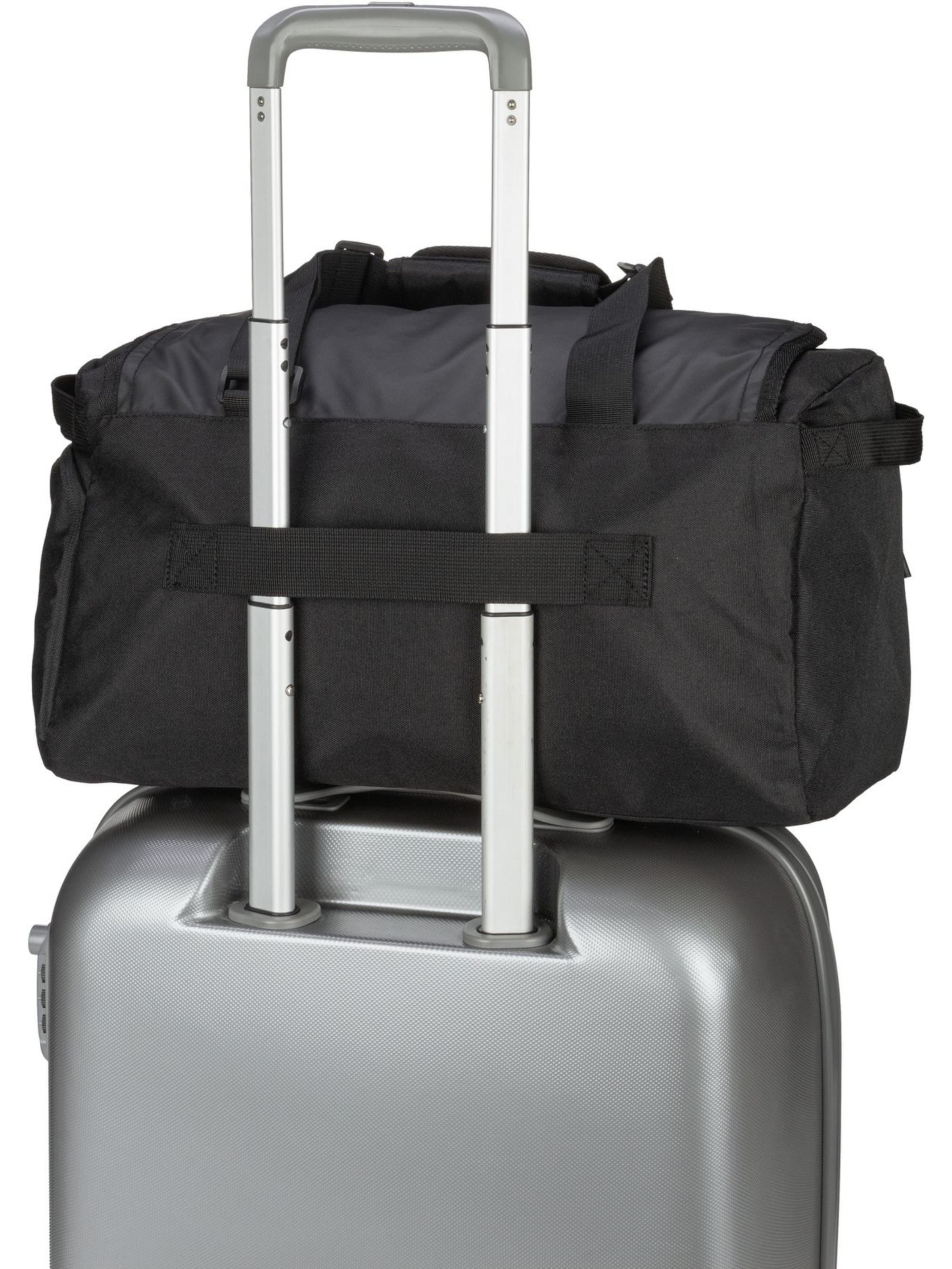 Borsa da viaggio 'Blanc DeLight' di bugatti in nero