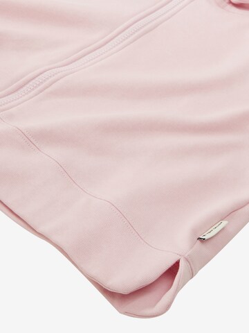 TOM TAILOR Zip-Up Hoodie in Pink