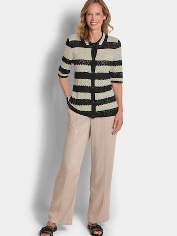 Goldner Gebreid vest in Zwart