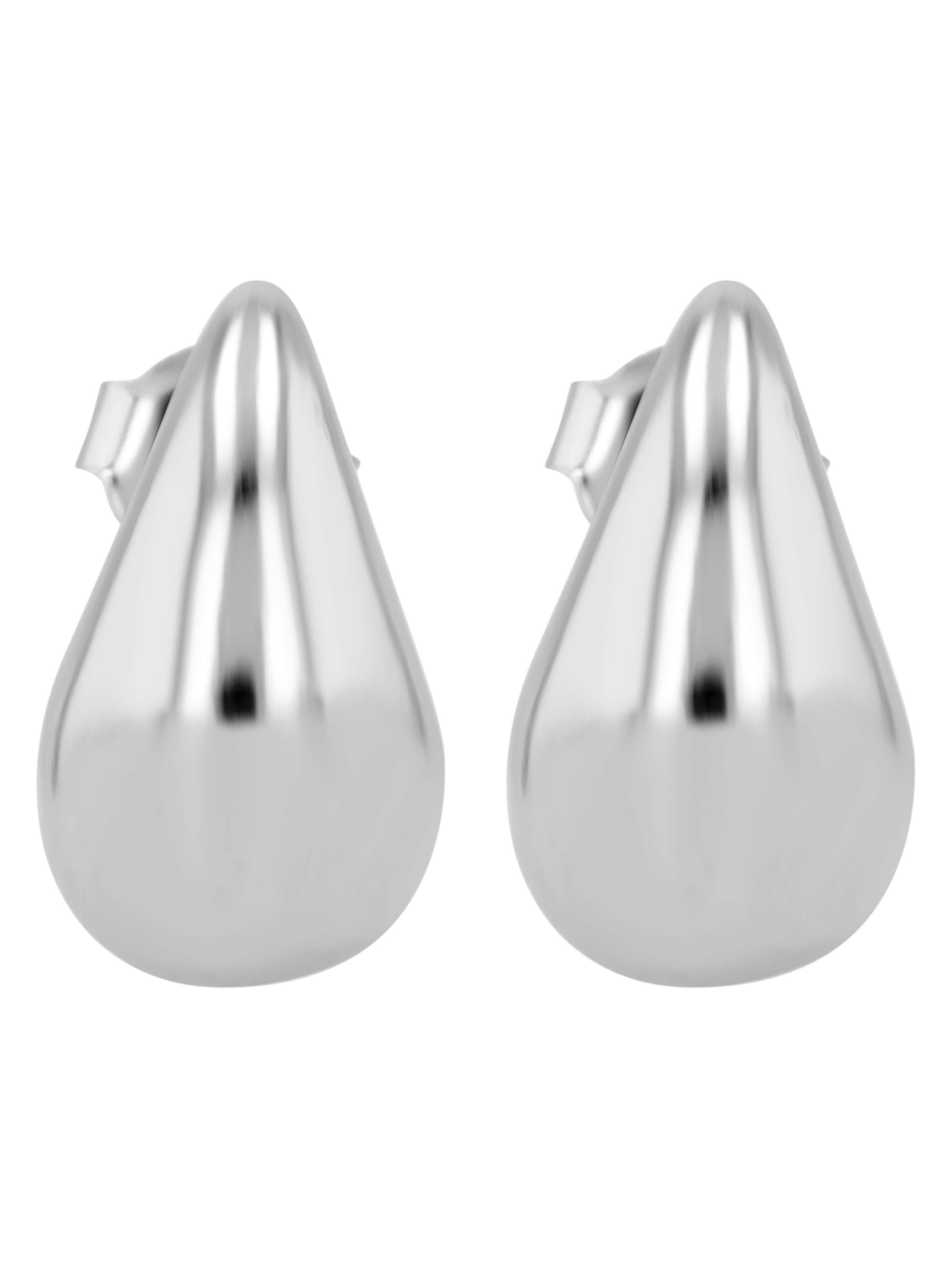 Akzent Earrings '"Sury" aus 925 Sterlingsilber, rhodiniert, langlebig' in Silver: front
