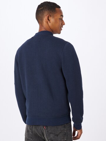 INDICODE JEANS Zip-Up Hoodie 'Lanyard' in Blue