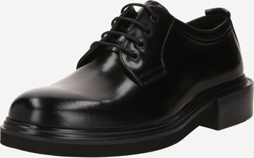 Pantofi cu șireturi 'POSTMAN DERBY' de la Calvin Klein pe negru: față