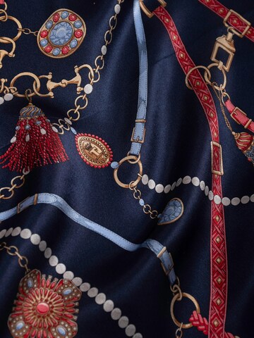 MayTree Scarf 'Modern Life' in Blue