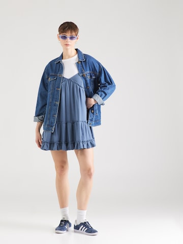 Superdry Letní šaty – modrá