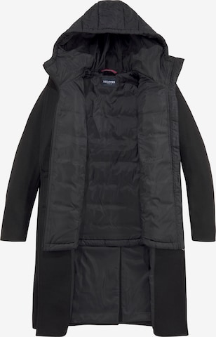 HECHTER PARIS Winter Coat '2-in-1' in Black