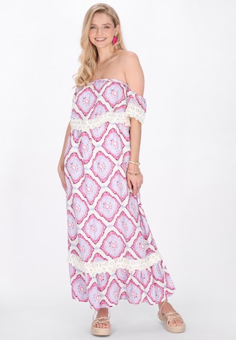 IZIA - Vestido 'Festival' en rosa: frente