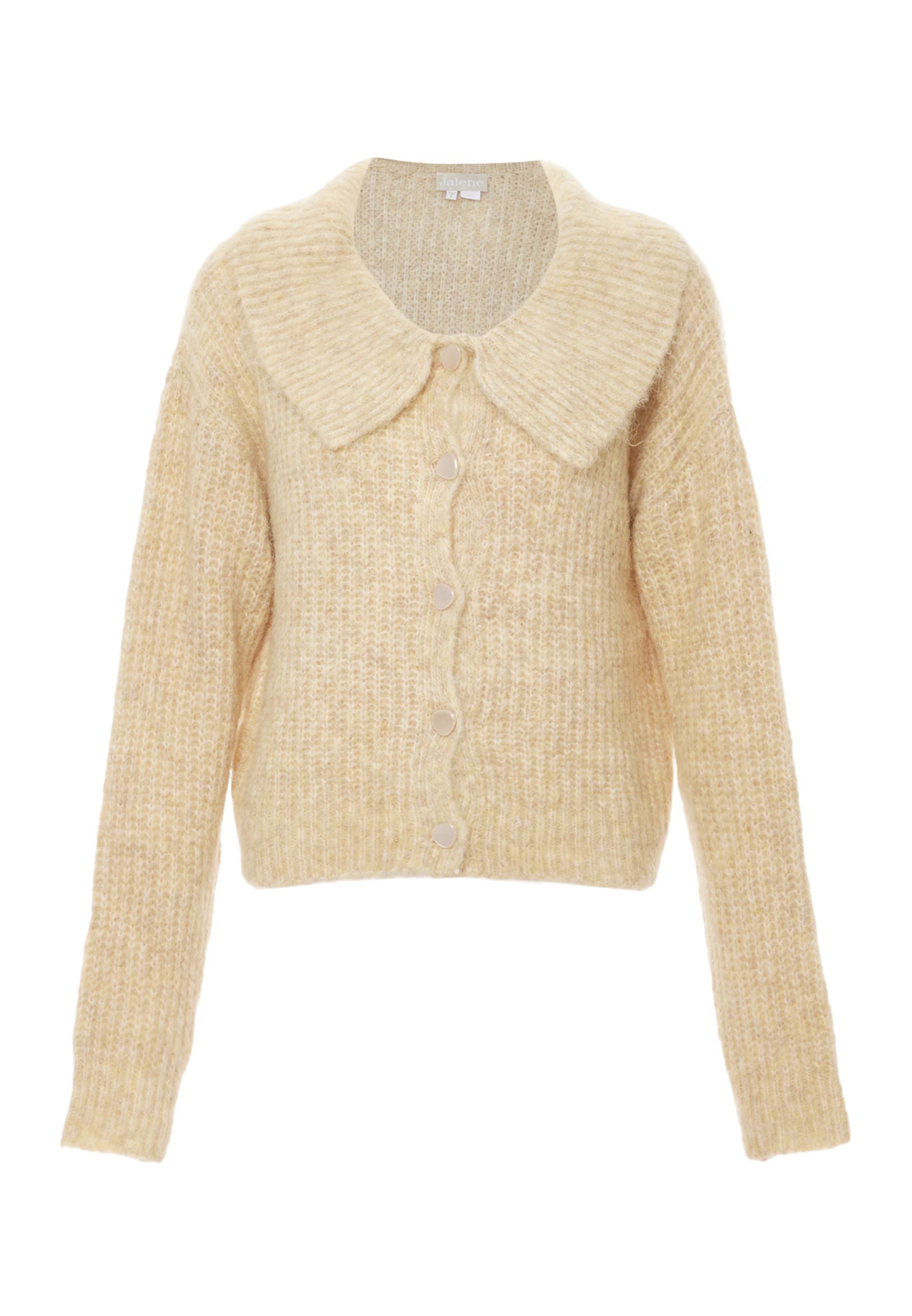 Jalene Strickjacke in Beige: Vorderseite