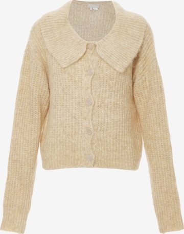 Cardigan Jalene en beige : devant