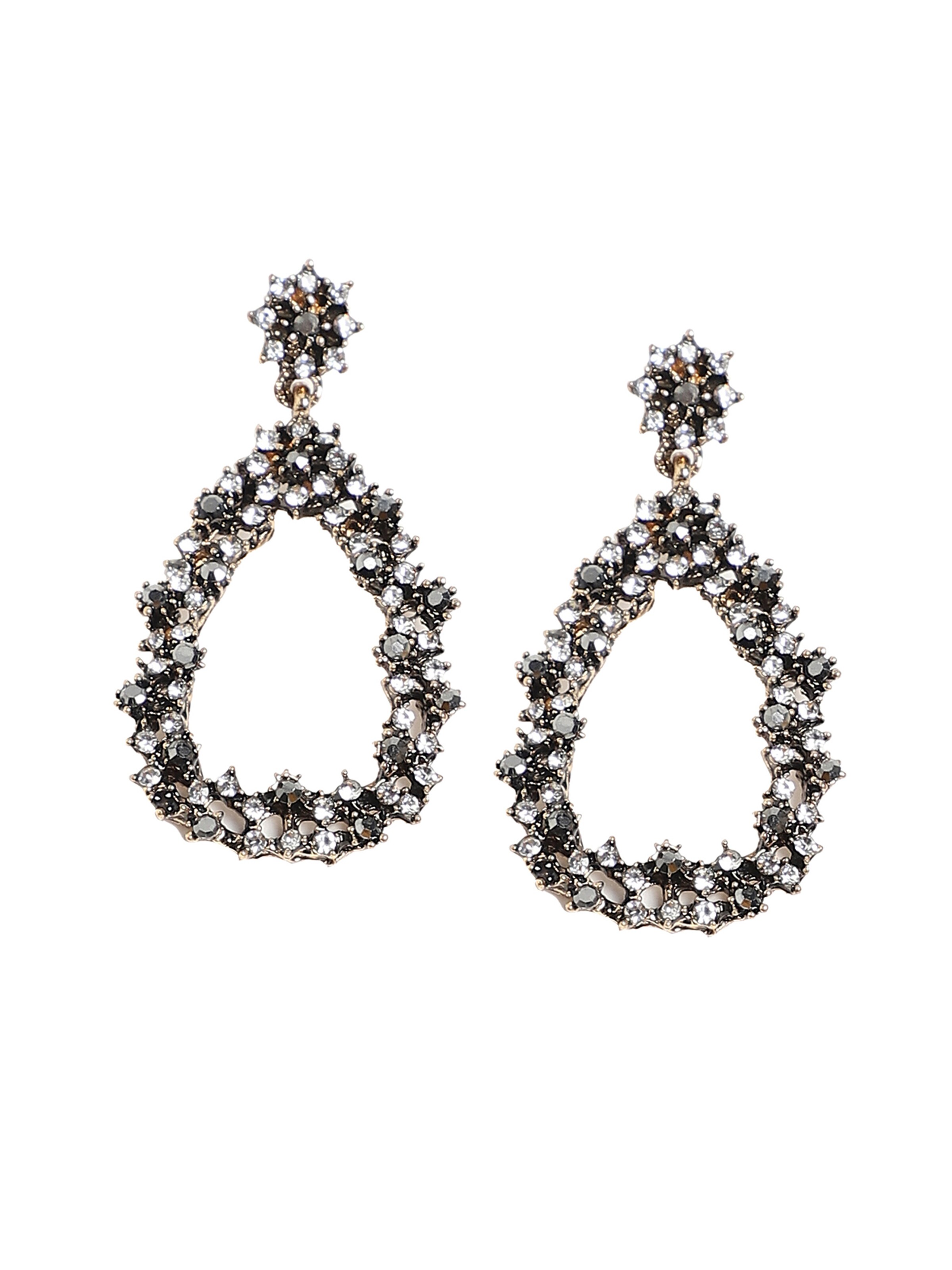 SOHI Ohrringe ' Shoiba ' in Silber: Vorderseite