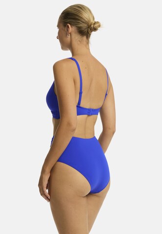 SEA LEVEL T-Shirt Bikinitop 'Essentials Edit' in Blau