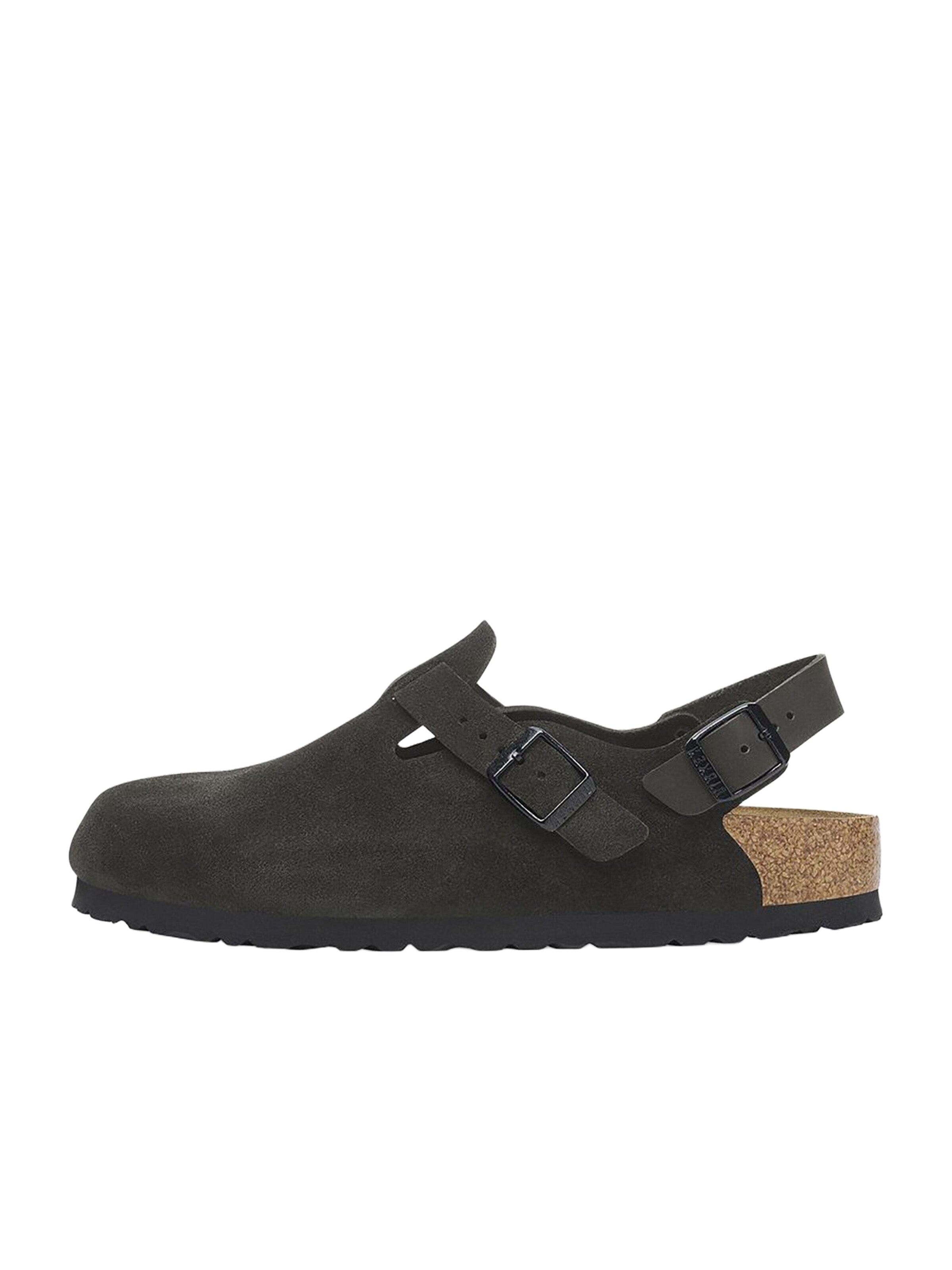 BIRKENSTOCK - Pantufa em preto: frente