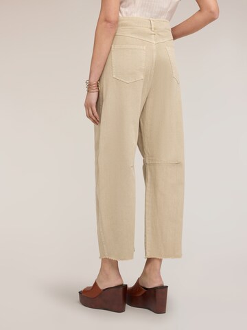 MOTIVI Loose fit Trousers in Beige