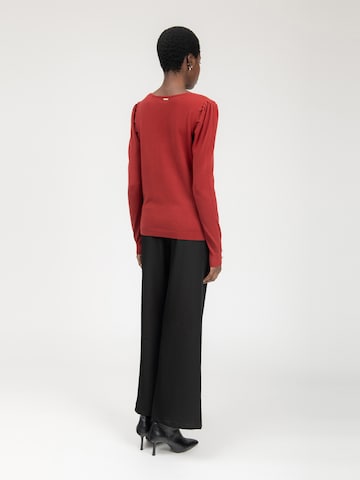 Influencer Pullover i rød