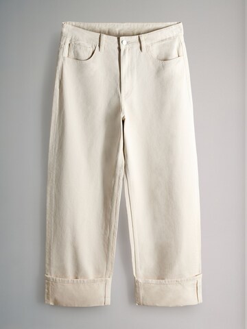 The Set Wide leg Jeans in Beige