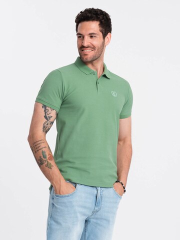 Ombre Shirt in Groen: voorkant