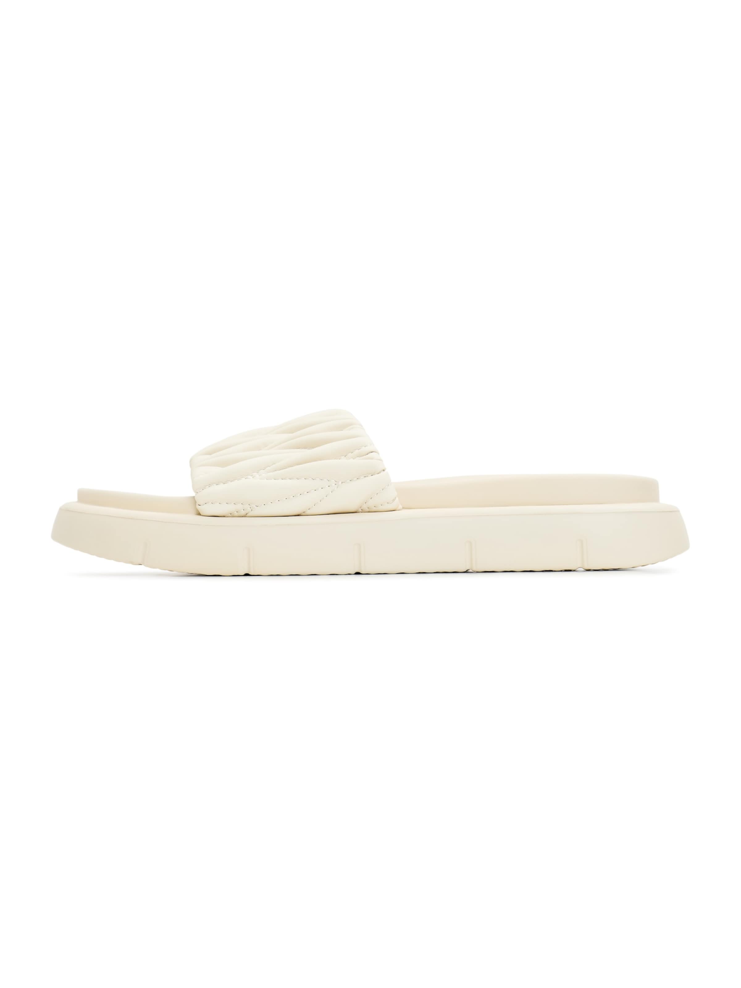CESARE GASPARI Pantolette in Beige: Vorderseite