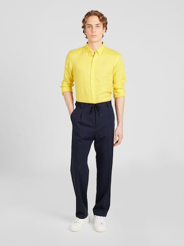 Slim fit Cămașă de la Polo Ralph Lauren pe galben