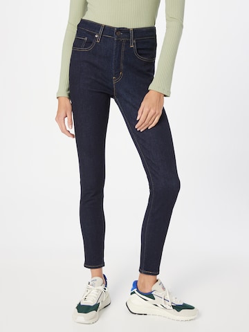 LEVI'S ® Skinny Jeans '721 High Rise Skinny' in Blauw: voorkant