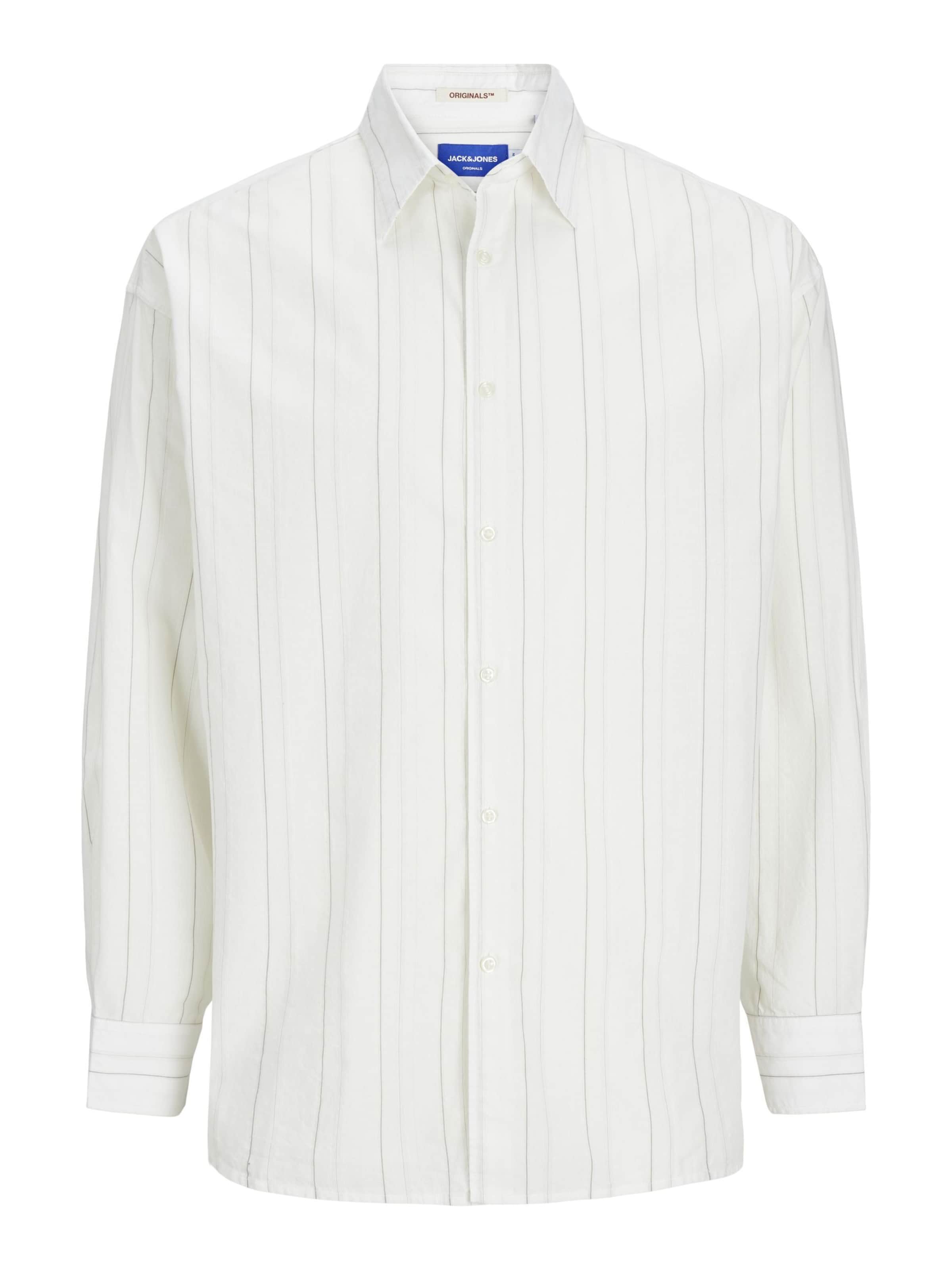 JACK & JONES Regular Fit Hemd in Weiß: Vorderseite