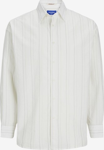 JACK & JONES Regular fit Button Up Shirt in White: front