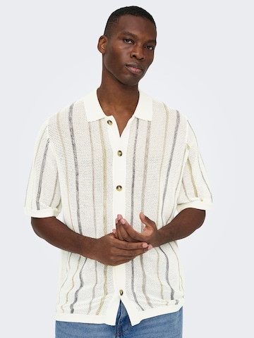 Giacchetta 'ONSTobby' di Only & Sons in bianco