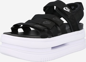 Sandale 'ICON CLASSIC SANDAL' de la Nike Sportswear pe negru: față