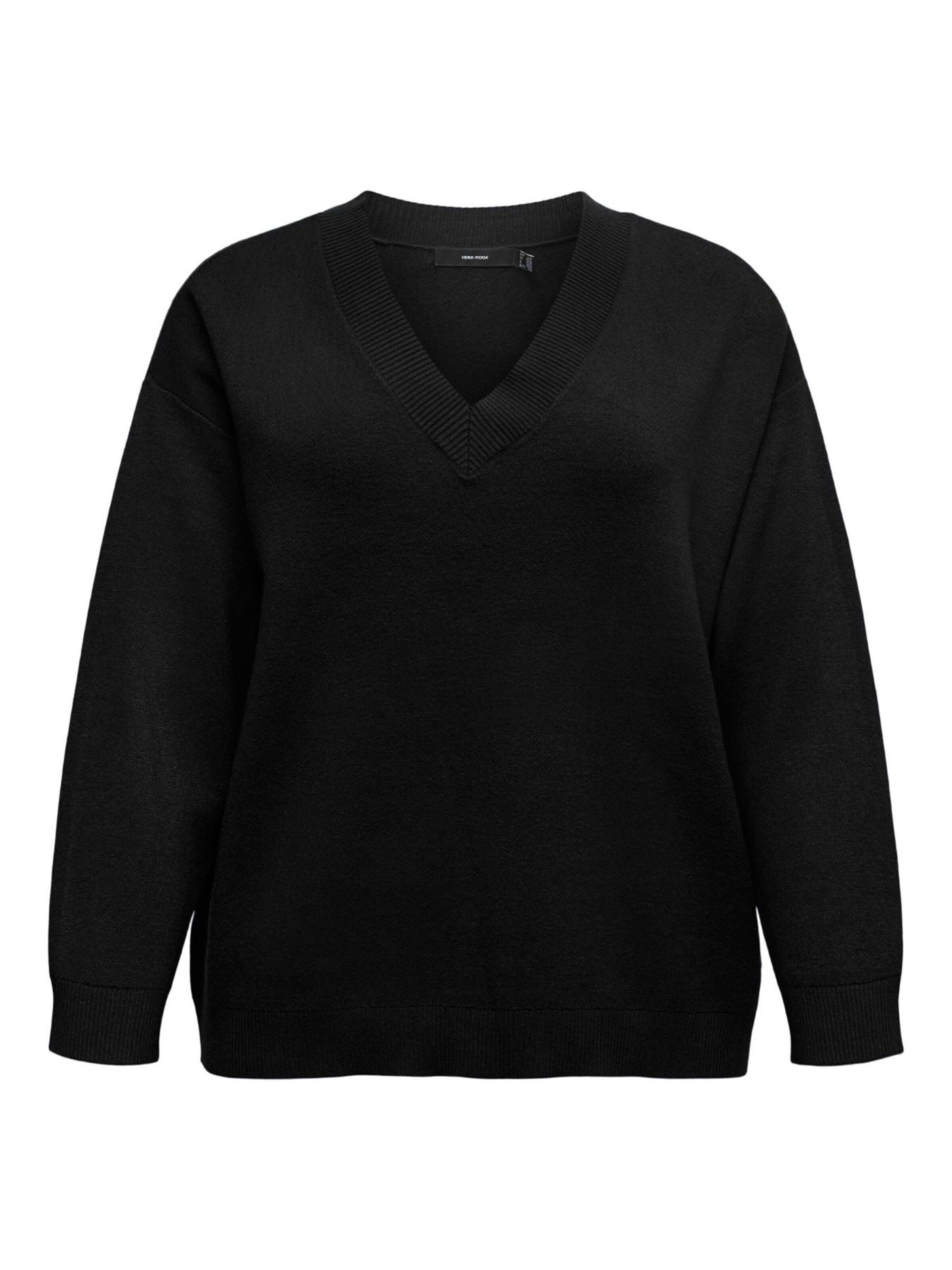 Vero Moda Curve - Jersey en negro: frente