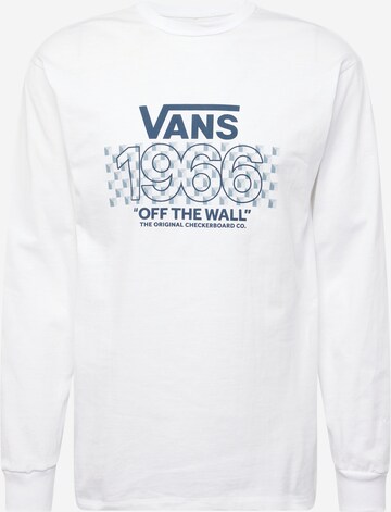 VANS Тениска 'OFF THE WALL' в бяло: отпред