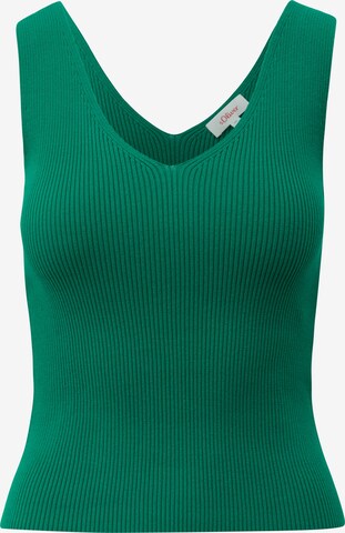 s.Oliver Knitted top in Green: front