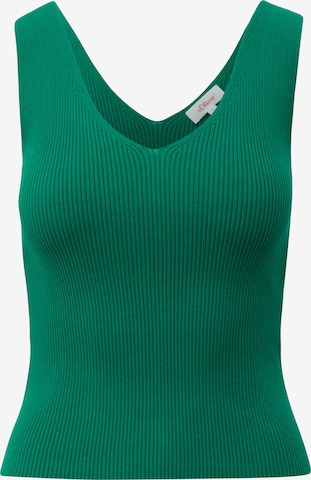 s.Oliver Knitted top in Green: front