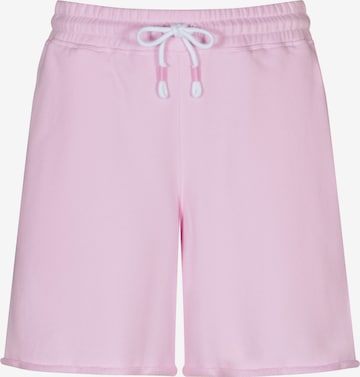 Mey Wide Leg Hose 'Mellow Cotton' in Pink: Vorderseite