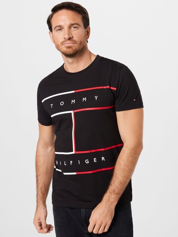 TOMMY HILFIGER Shirt in Black: front