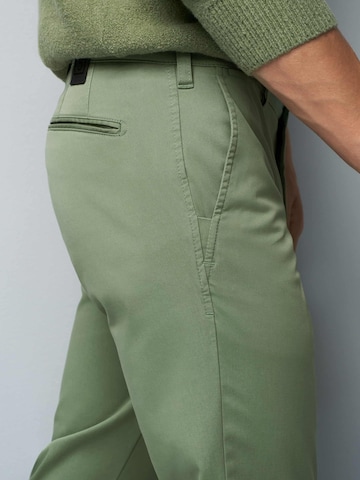 MEYER Regular Chino Pants 'M5' in Green