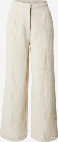 EDITED Regular Housut 'Bianca' värissä beige: etupuoli