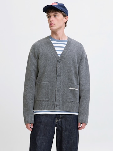 JACK & JONES - Cárdigan 'JORNORREBRO' en gris: frente