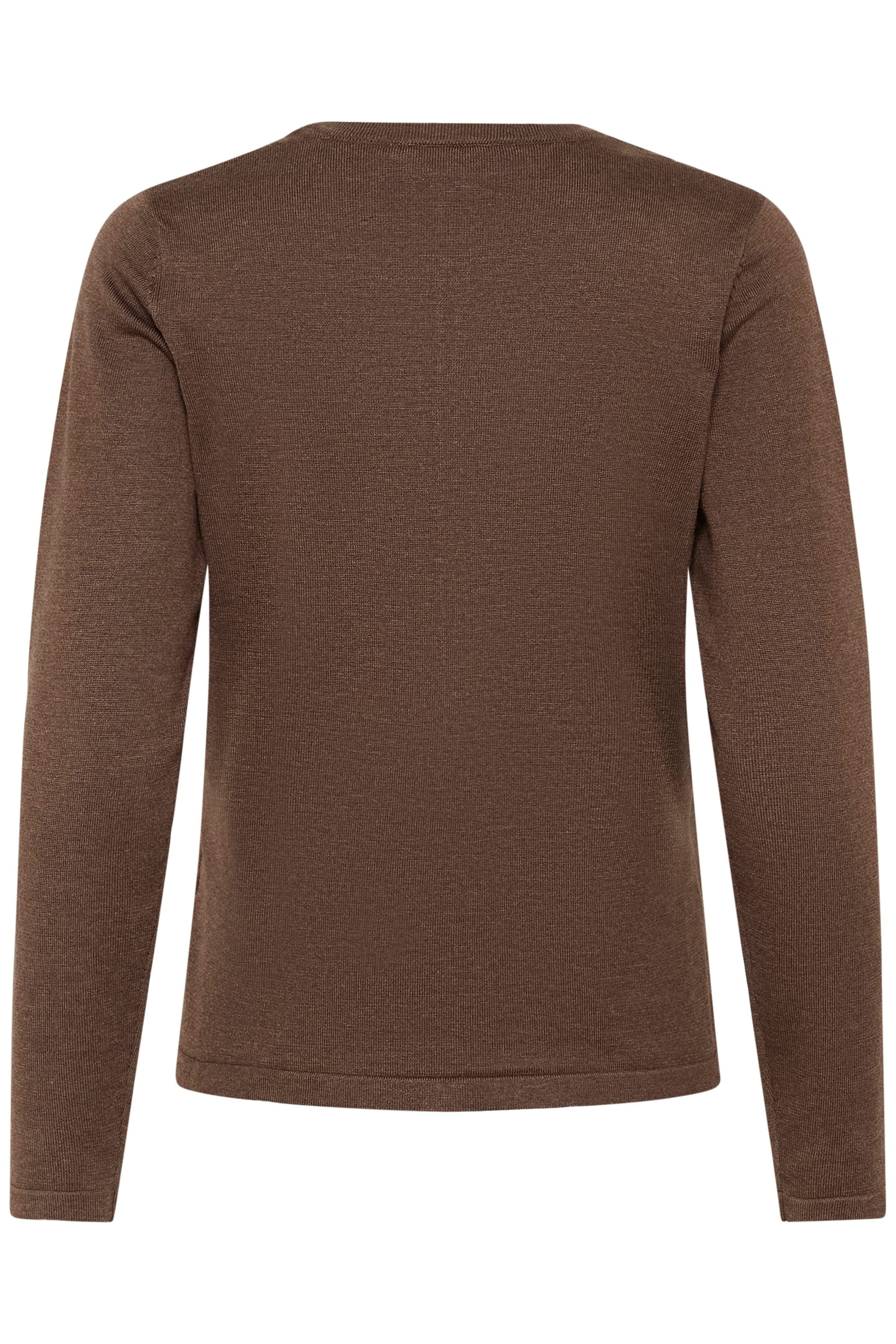 SAINT TROPEZ Strickjacke 'Mila' in Braun