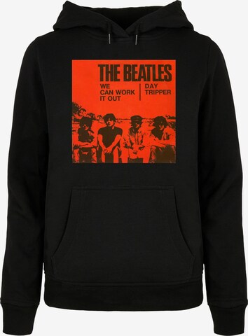Merchcode Sweatshirt 'Beatles - Album Day Tripper' in Zwart: voorkant