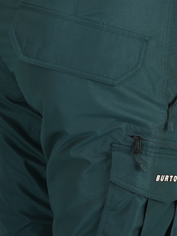 BURTON Normalny krój Spodnie sportowe w kolorze zielony