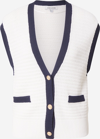 MORE & MORE Neuleliivi värissä valkoinen: etupuoli