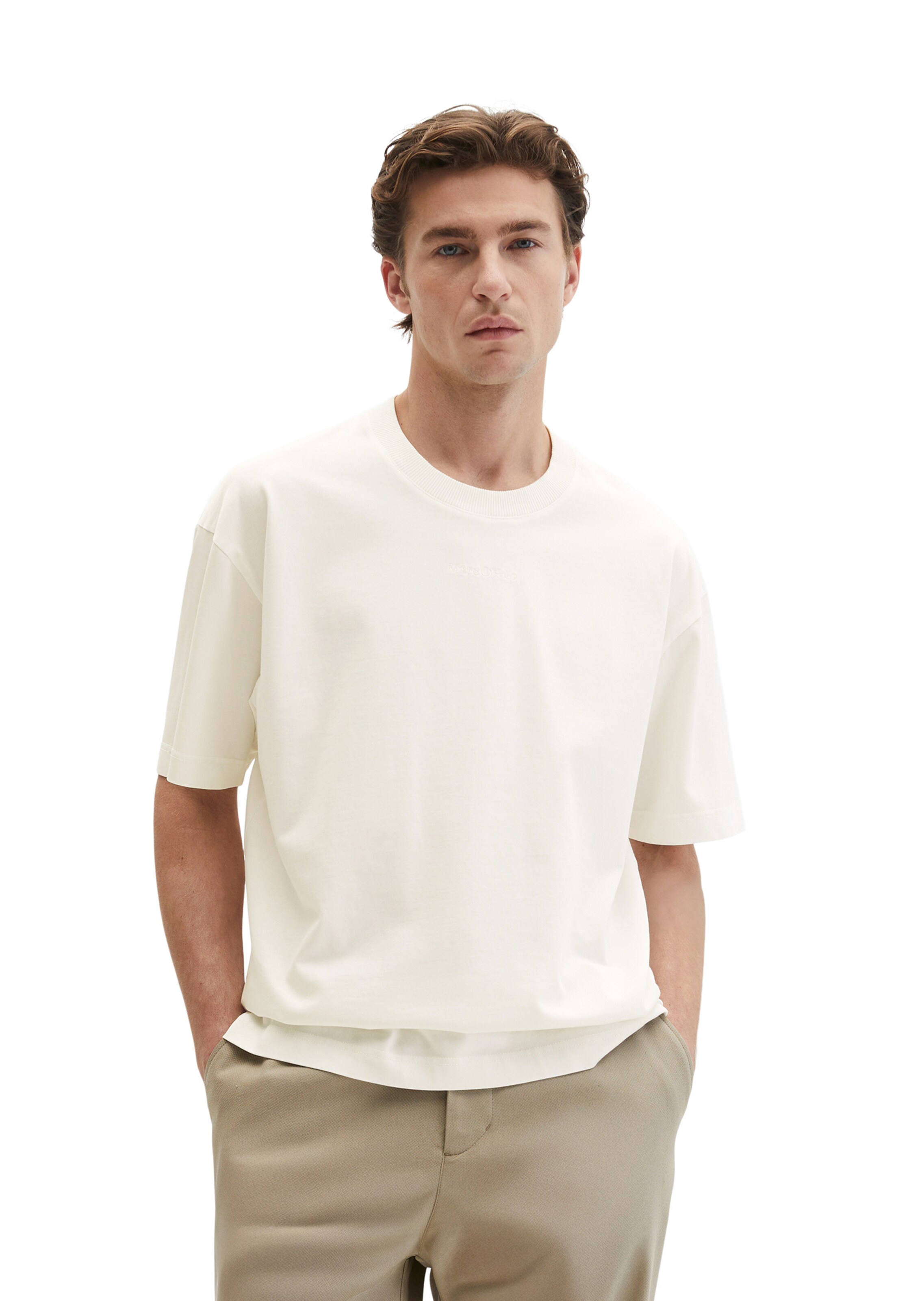 Marc O'Polo Shirt in Wit: voorkant