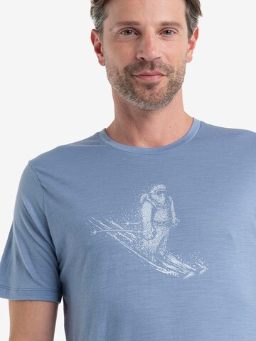 ICEBREAKER Функциональная футболка 'SkiingYeti' в Синий