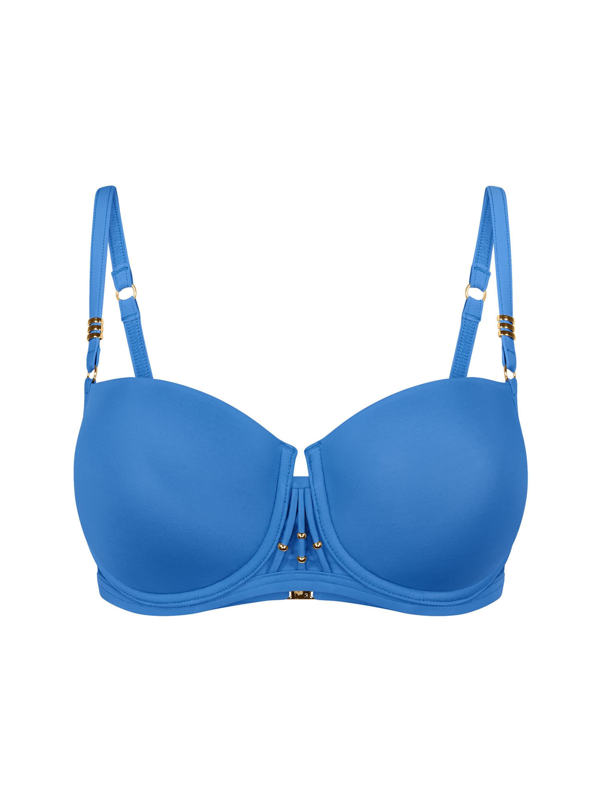 TRIUMPH Balconette Bügel-Bikini-Top ' Red Label Palina Love by the Sea ' in Blau: Vorderseite