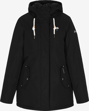 Schmuddelwedda Zimná bunda - Čierna: predná strana