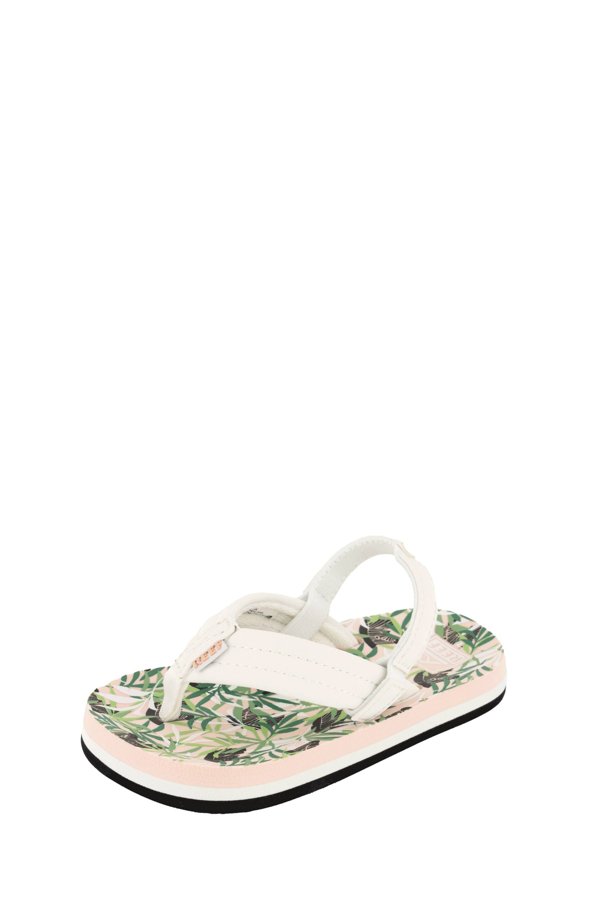 Sandales 'Little Ahi' REEF en blanc : devant