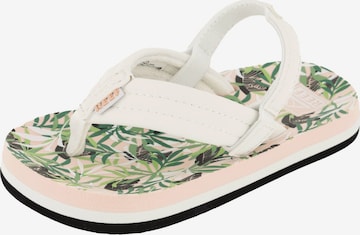 REEF Sandals 'Little Ahi' in White: front