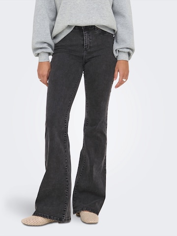 Flared Jeans 'ONLROSE ' di ONLY in nero: frontale