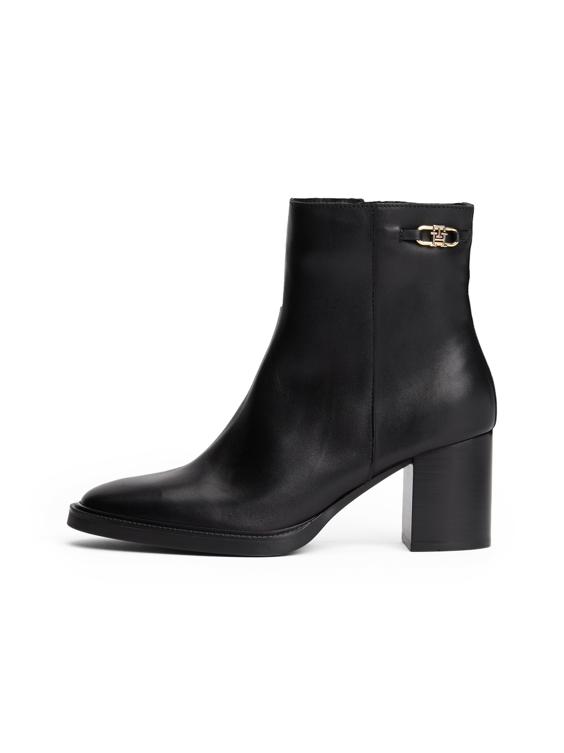 TOMMY HILFIGER Ankle Boots in Schwarz: Vorderseite