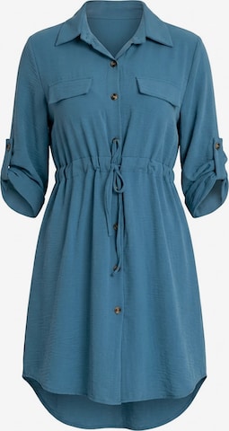 Abito camicia 'M1131' di Figl in blu: frontale