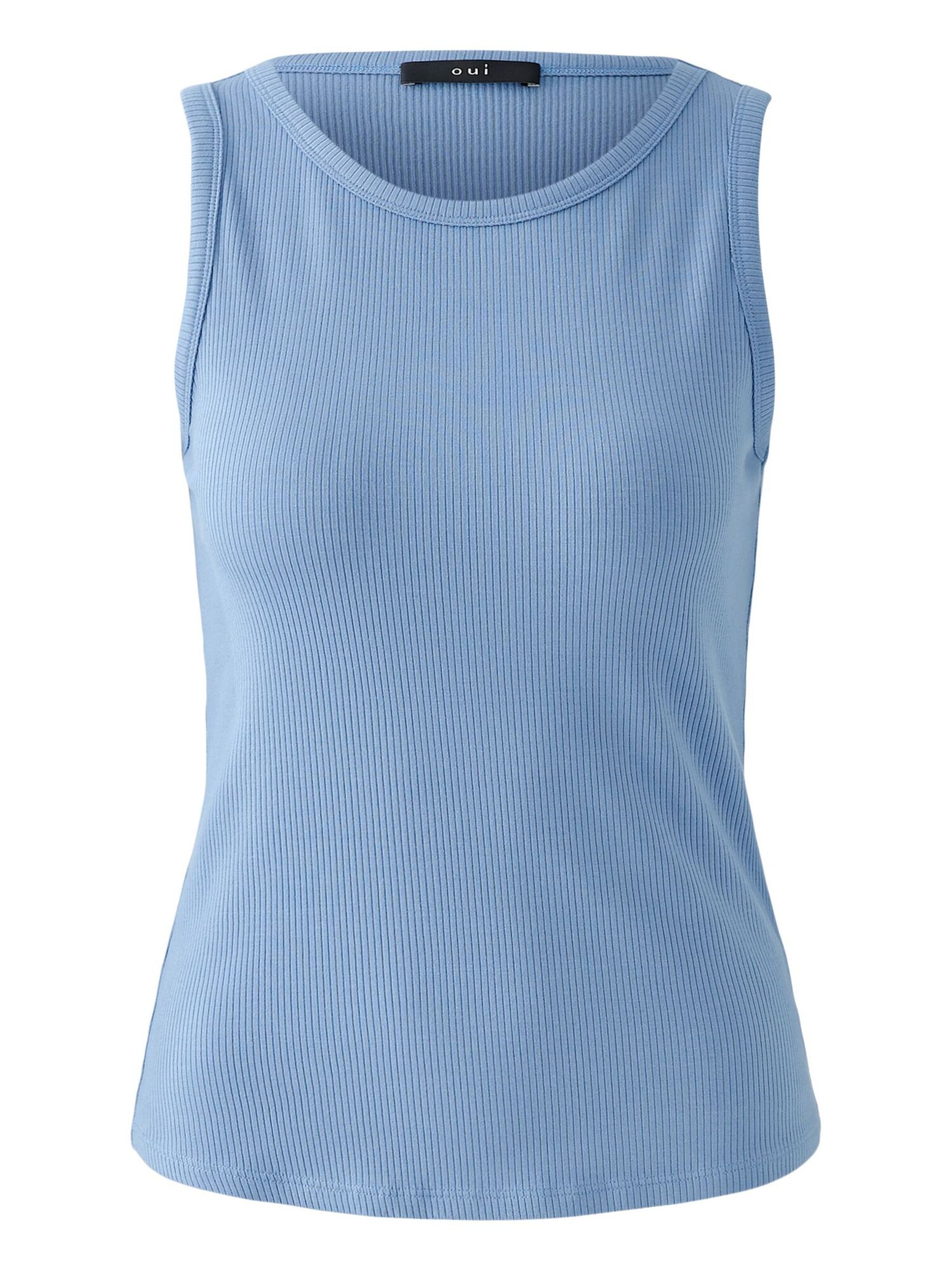 OUI Top 'Filiz' in Blue: front